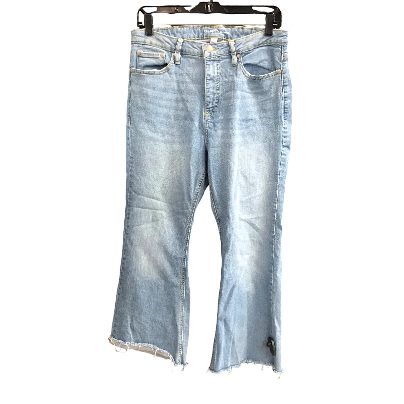 Jeans Flared By Clothes Mentor In Blue Denim, Size: 10